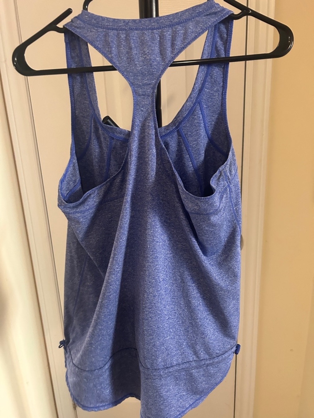 32 Degrees Heathered Blue Performance Racerback Tank - Picture 4 of 5